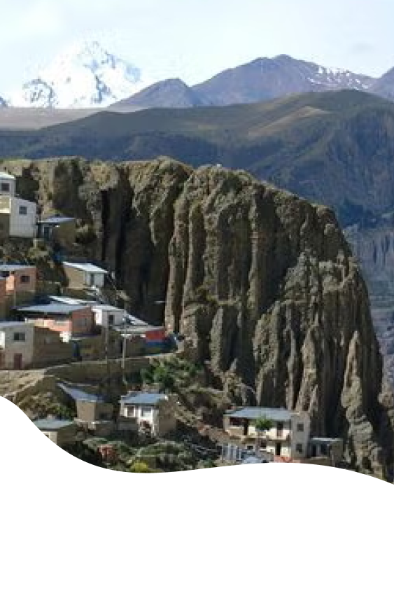 Bolivian town landscape - About IDB - Inter American Development Bank - IDB